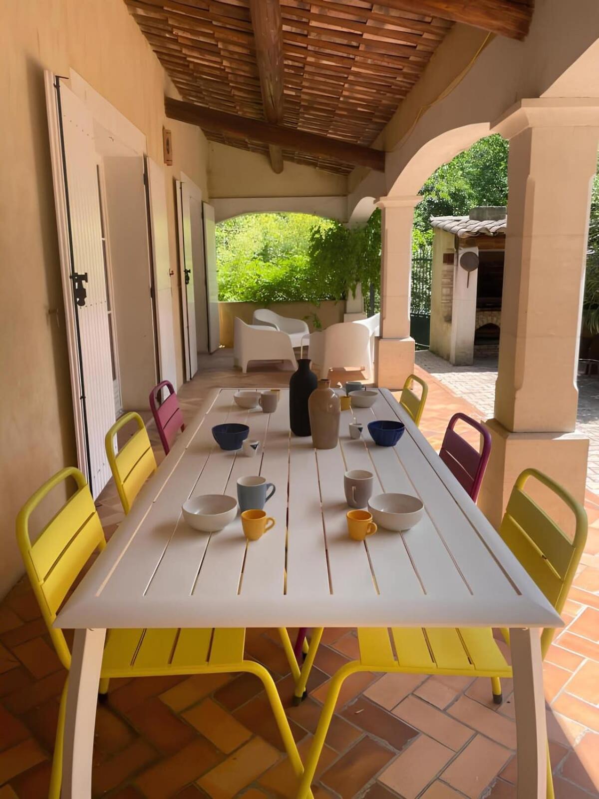 Les Oliviers - Villa 10 People - 5 Min Ardeche Saint-Julien-de-Peyrolas Экстерьер фото