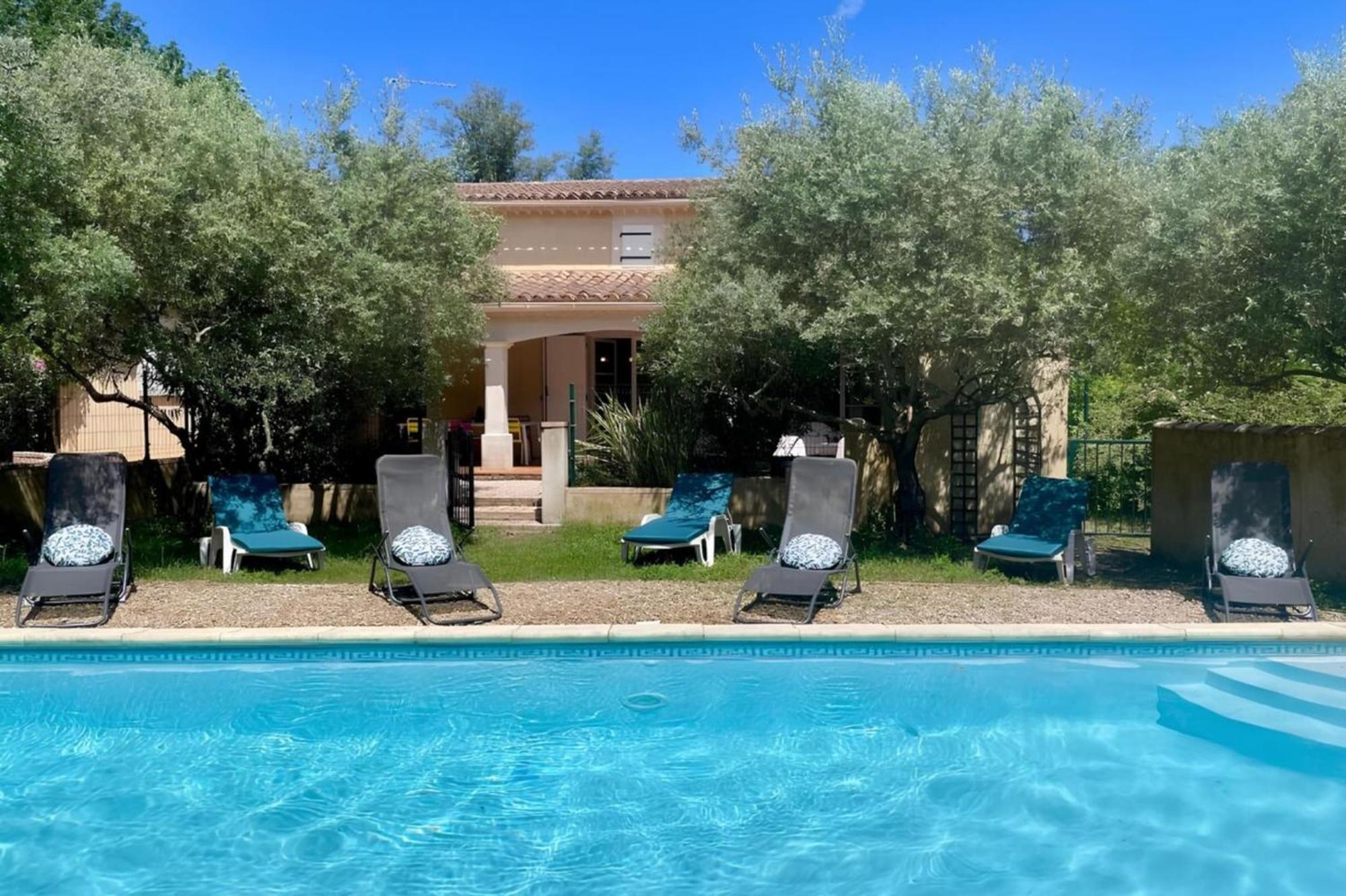 Les Oliviers - Villa 10 People - 5 Min Ardeche Saint-Julien-de-Peyrolas Экстерьер фото